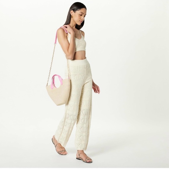 NWT The Drop Cream Crochet Bralette - Picture 5 of 6